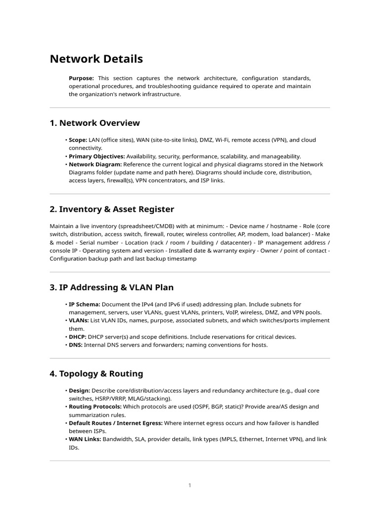 Comprehensive Network Infrastructure Guide | PDF | Computer Network ...
