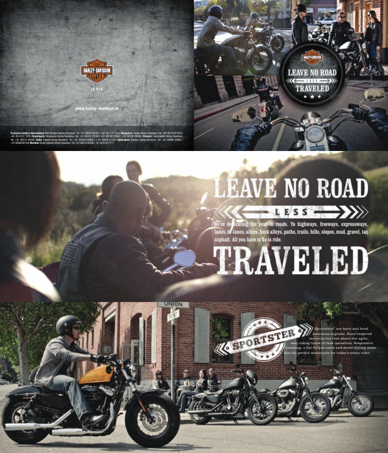 Harley Davidson India Motorcycles Brochure | Harley Davidson ...