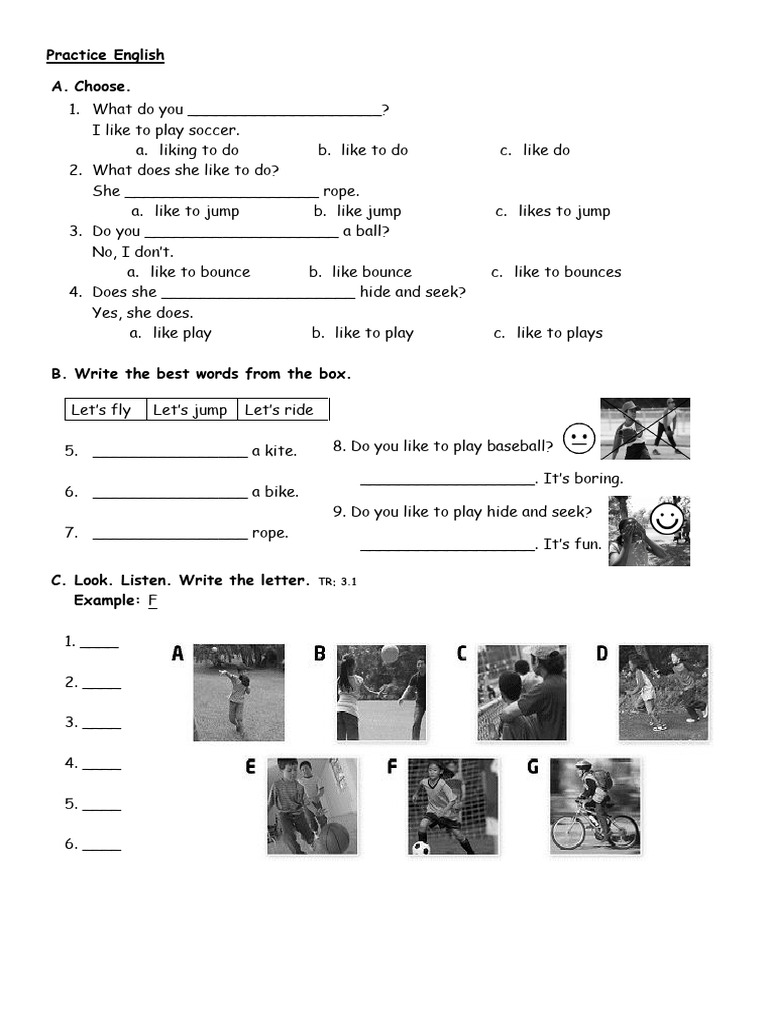 Practice English: Fun Activities Quiz | PDF