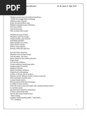 Nyanyian Angsa Pdf