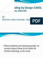 Understanding by Design Dr Andrada