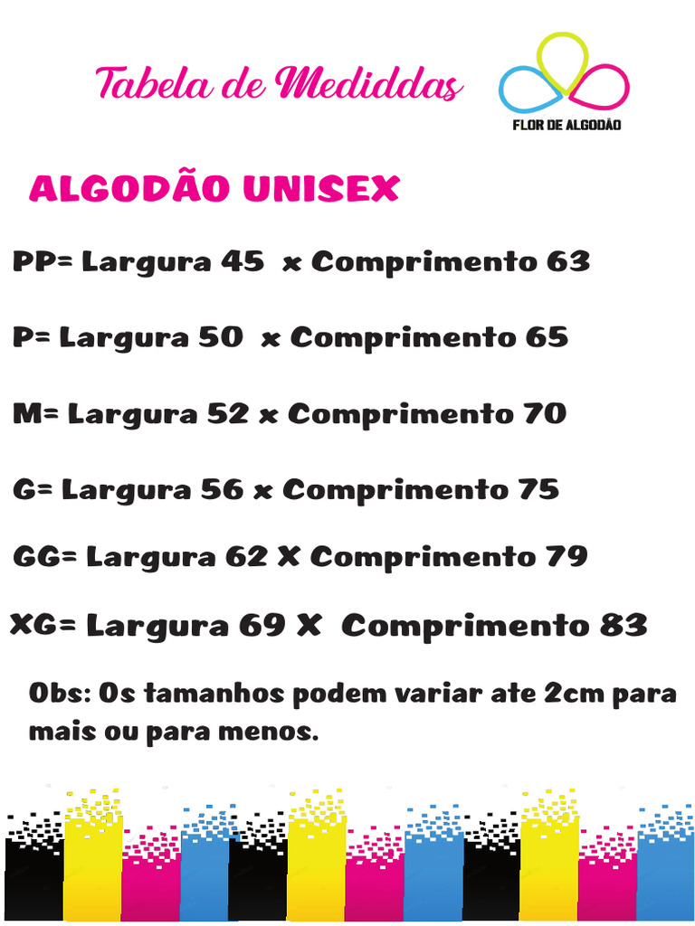 Tabelas Medidas Atualizada | PDF