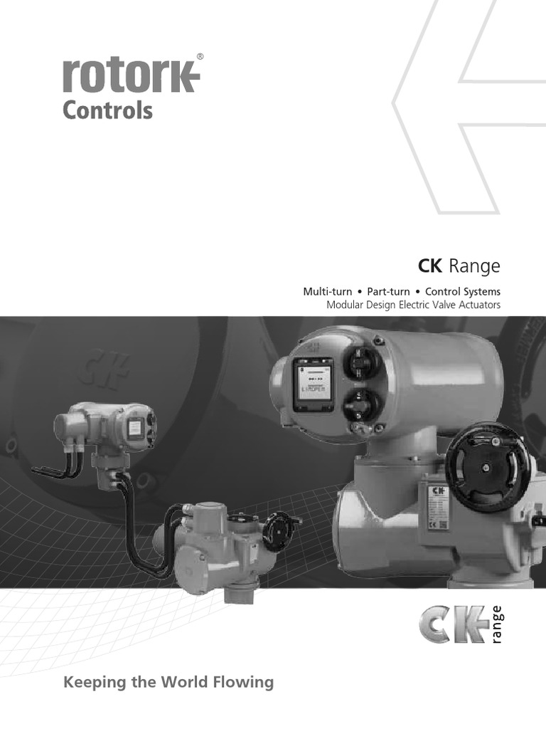 CK Range: Modular Electric Actuators | PDF | Electrical Connector | Switch