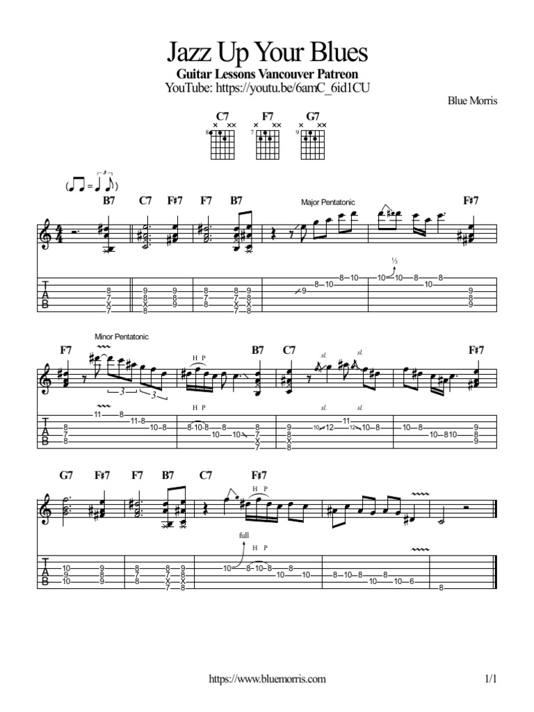 Vancouver Jazz Guitar Lessons | PDF | Elements Of Music | Music Theory