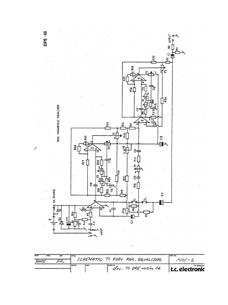 TC Electronic Dual Parametric EQ Service Manual | PDF