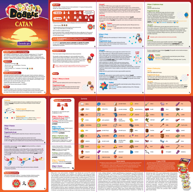 Instrukcja Dobble-Catan | PDF