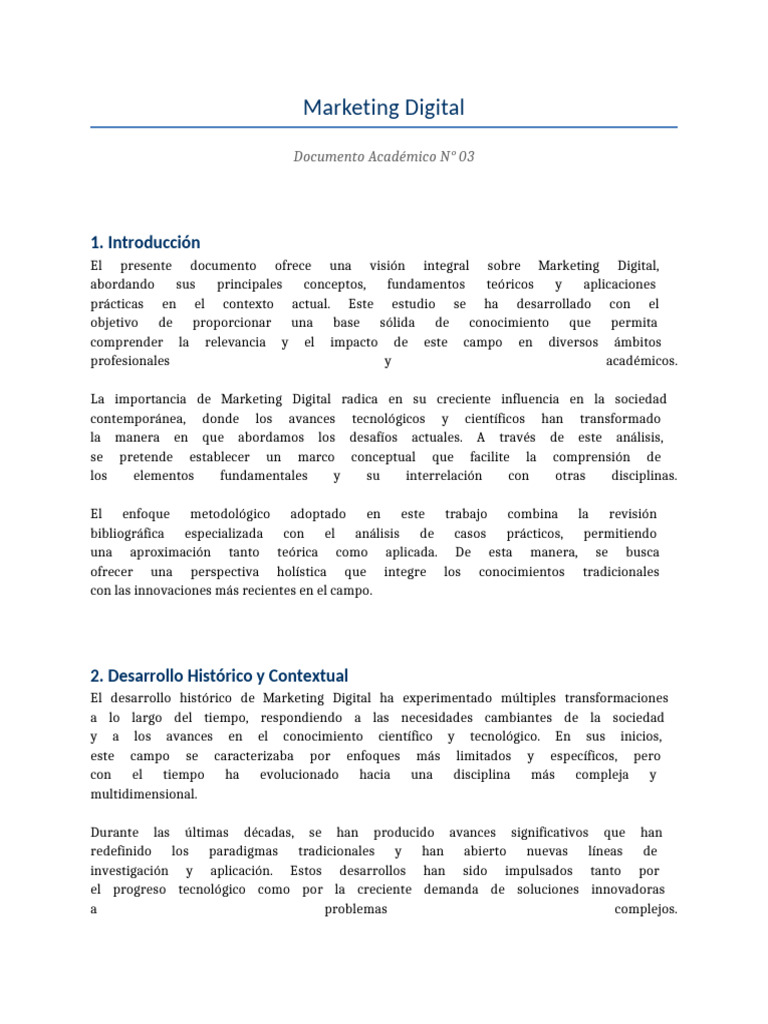 Fundamentos del Marketing Digital | PDF | Publicidad digital | Marketing