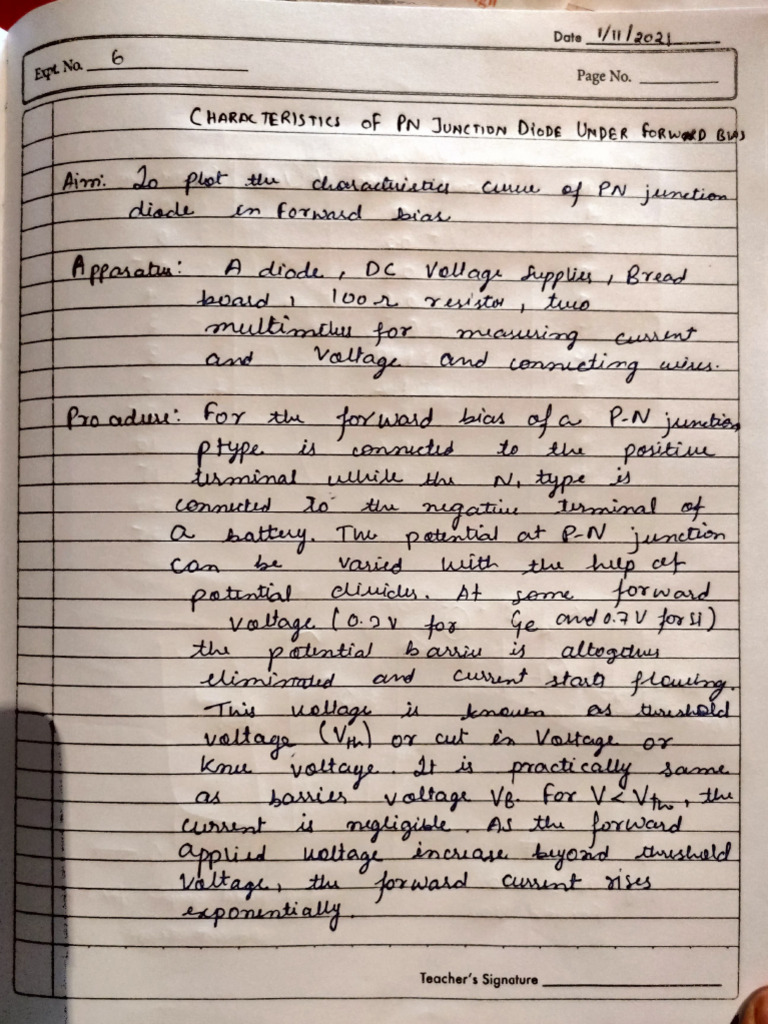 Physics Experiment 6 | PDF