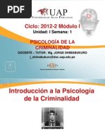 Introducción A La Psicología de La Criminalidad