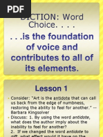 DICTION Voice Lesson