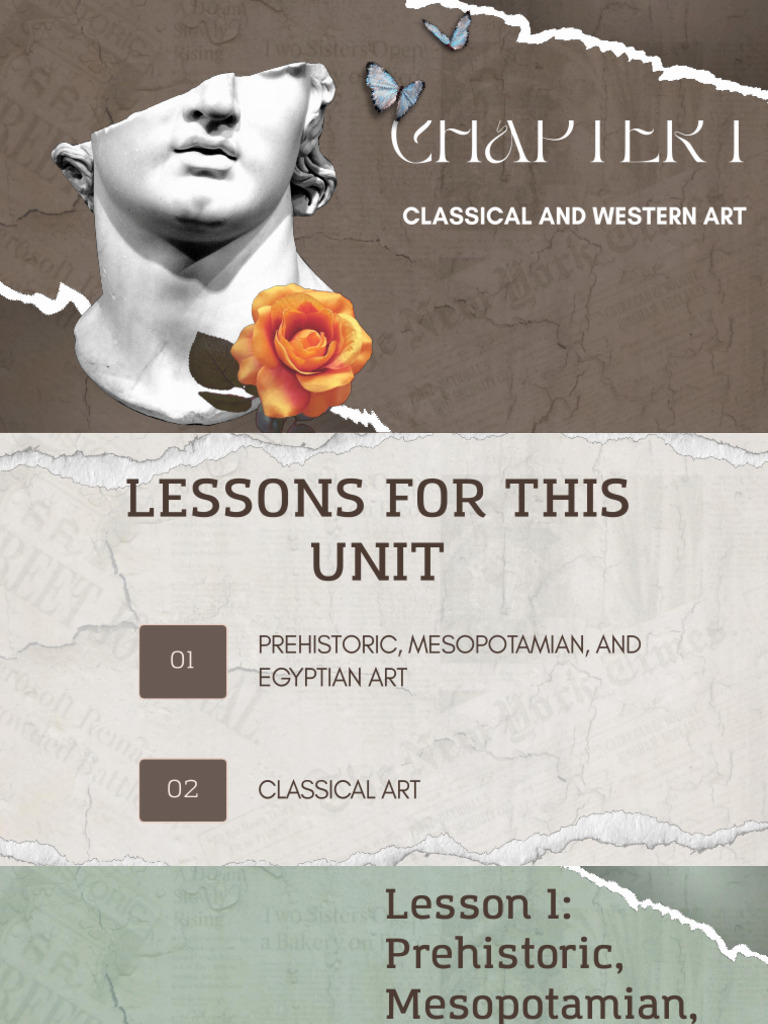 Lesson 1 Prehistoric, Mesopotamian, and Egyptian Art | PDF