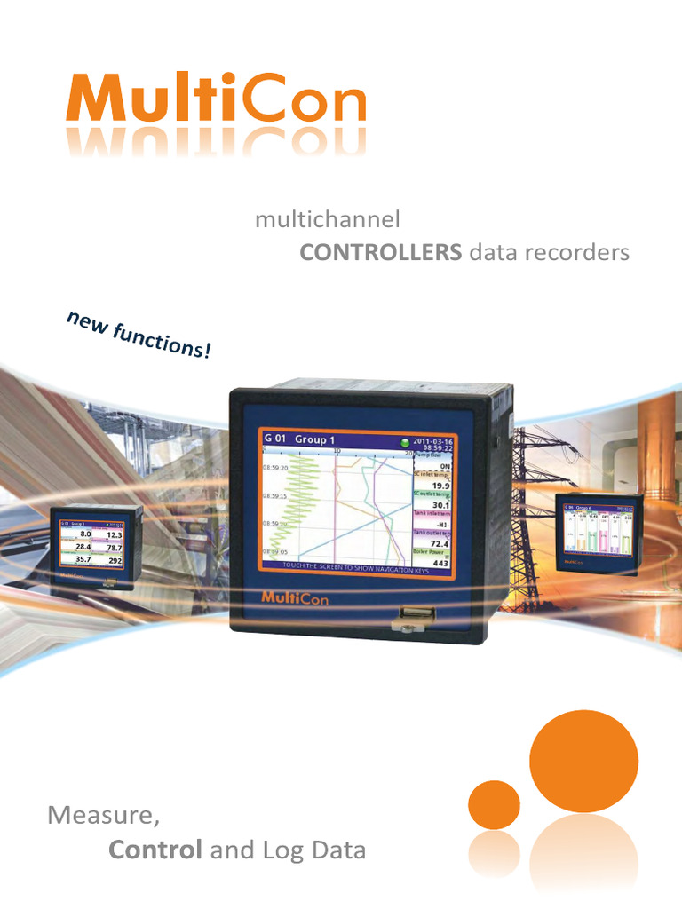 MultiCon CMC: Advanced Controllers & Recorders | PDF | Data Acquisition ...