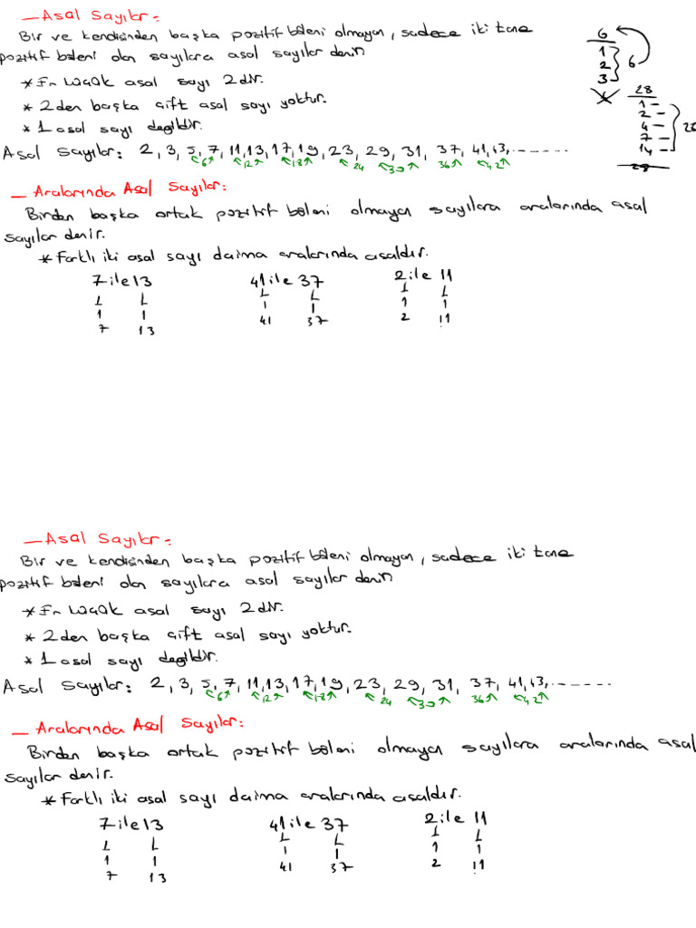 Asal Sayılar | PDF