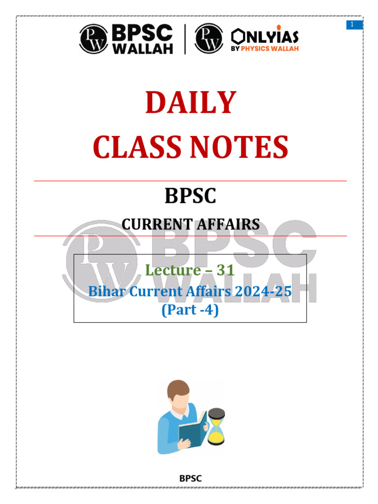 Current Affairs 31 Daily Class Notes (English) | PDF | Forests | Carbon ...