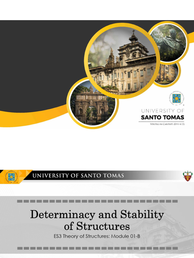 Determinacy and Stability in Structures | PDF | Truss | Applied And ...