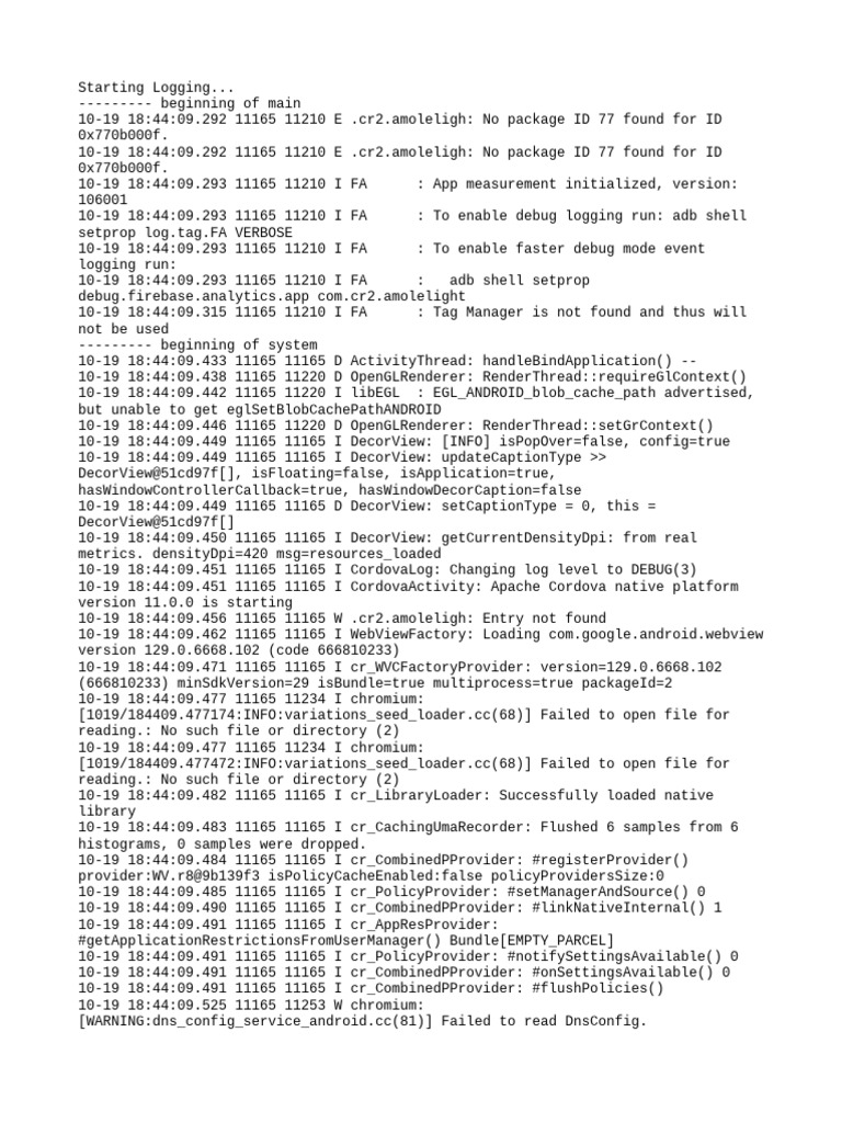 Android Logging and Debugging Insights | PDF | Software Engineering ...