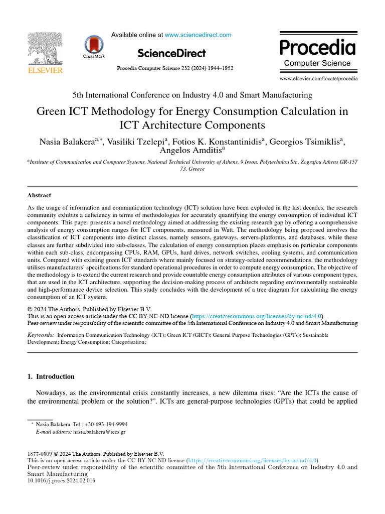 Green ICT Energy Consumption Methodology | PDF | Solid State Drive ...