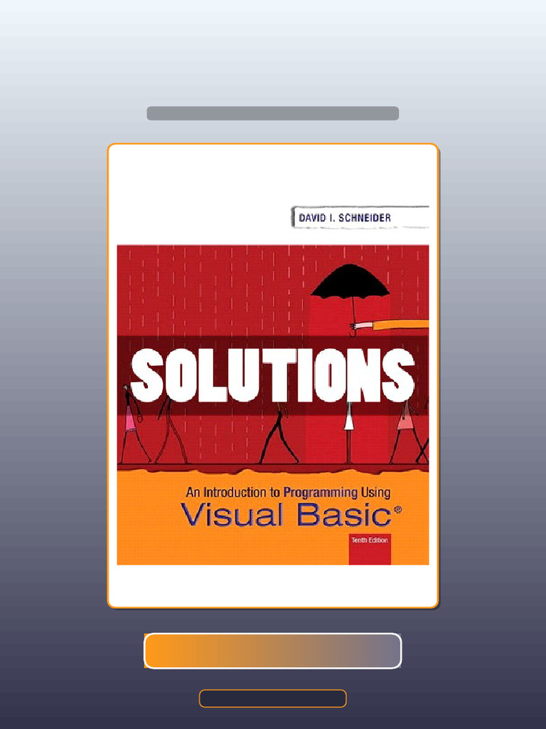Complete Solutions Introduction to Programming Using Visual Basic 10 Ed ...