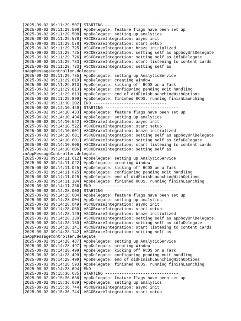 App Launch Log | PDF | System Software | Software