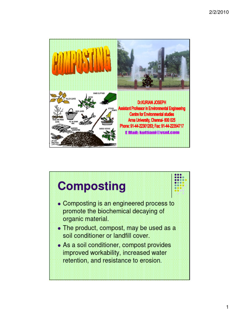 Composting Process and Benefits Explained | PDF | Compost | Decomposition