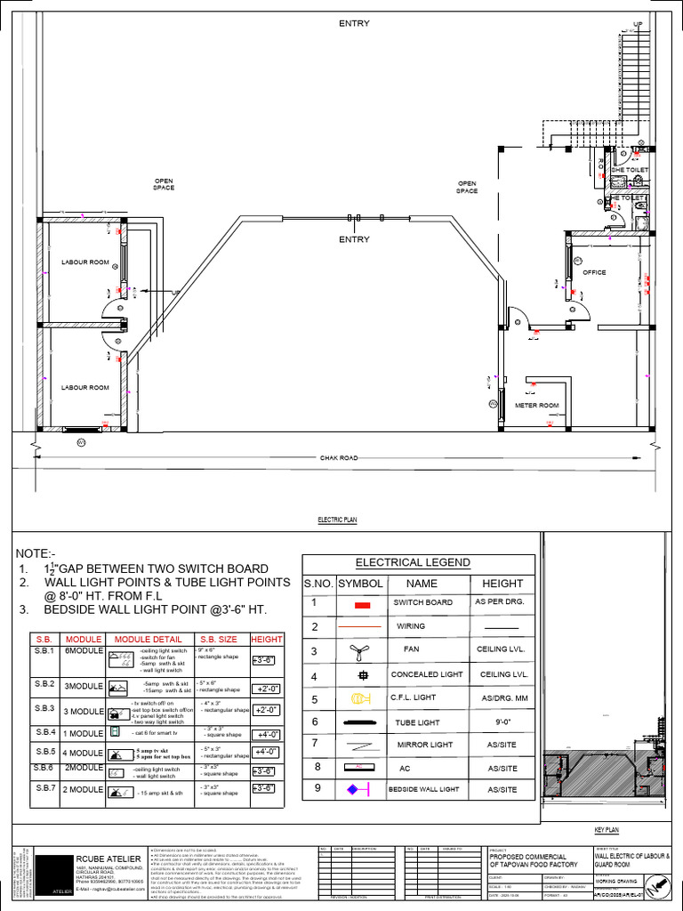 Electric Plan for Labour Room Layout | PDF | Electrical Equipment ...