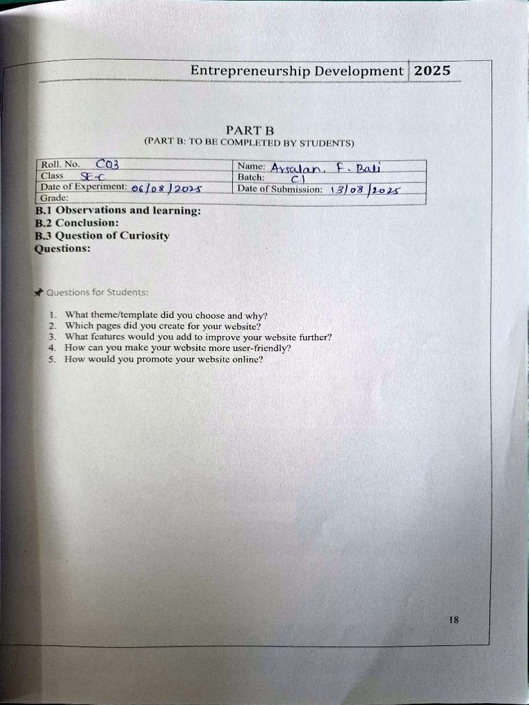 Ed Exp 5 | PDF