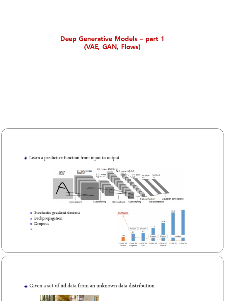 Deep Generative Models Overview | PDF | Deep Learning | Bayesian Network