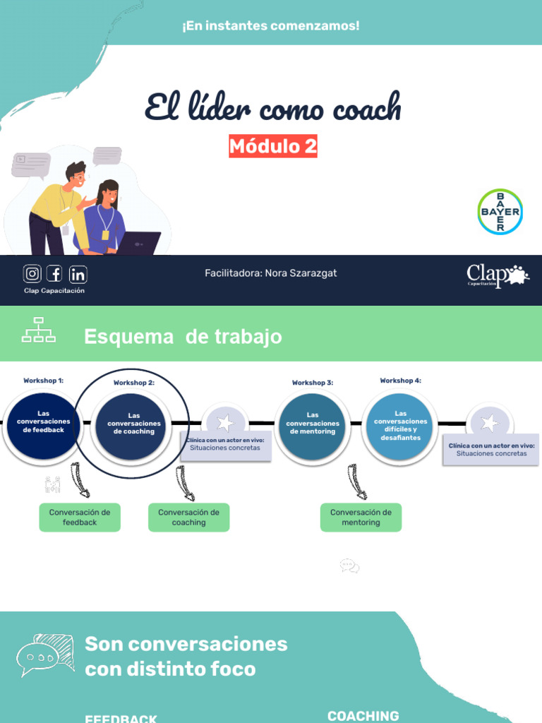 Líder Coach Bayer M2 Conversación de Coaching 2023pptx | PDF | Empatía ...
