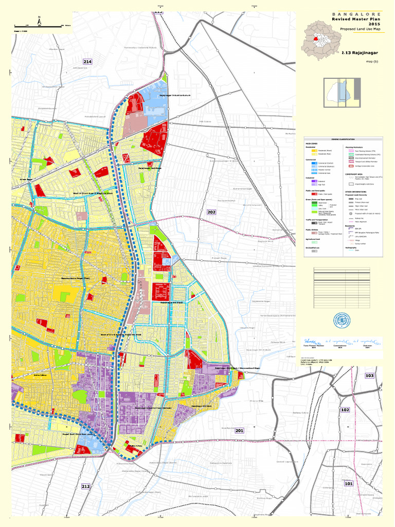 Rajajinagar Area Map Overview | PDF