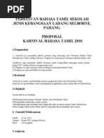 Kertas Kerja Karnival Bahasa Tamil 2010