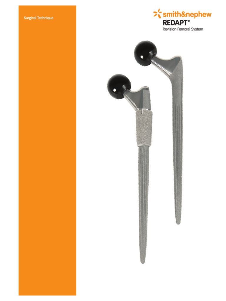 REDAPT Revision Femoral System Guide | PDF | Hip | Dental Implant