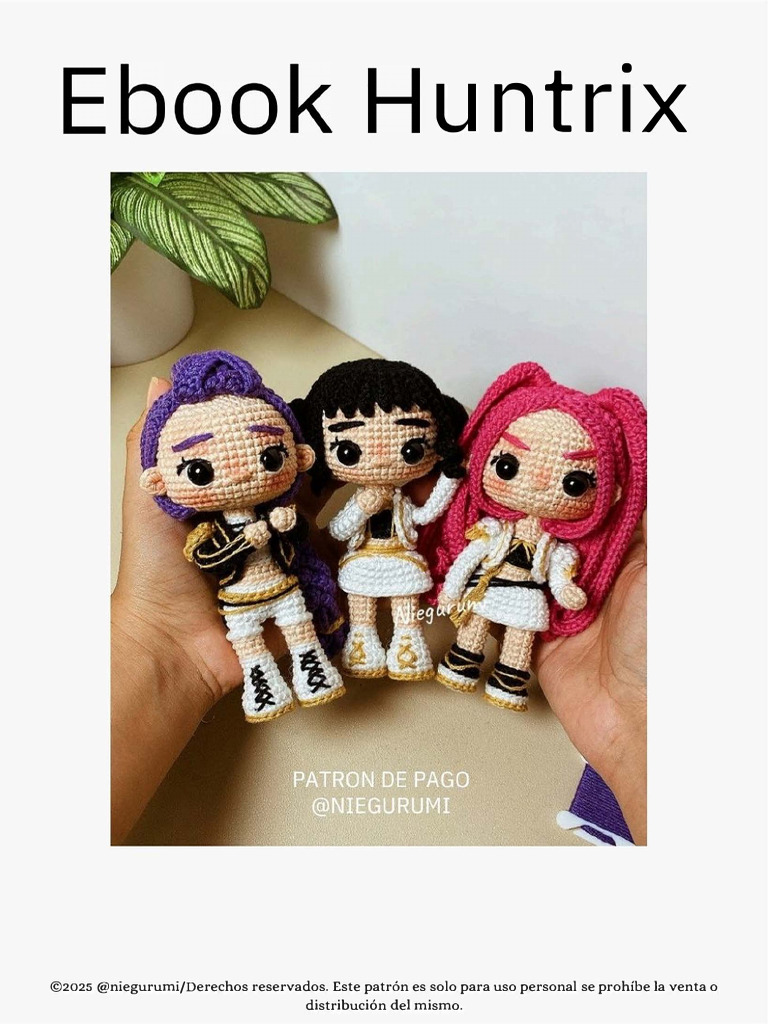 Patrón Amigurumi Huntrix Gratis | PDF