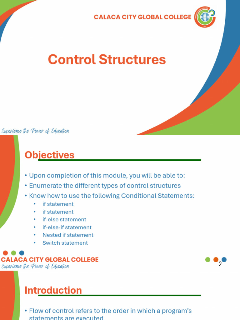 Understanding Control Structures in C | PDF | Control Flow | Software ...
