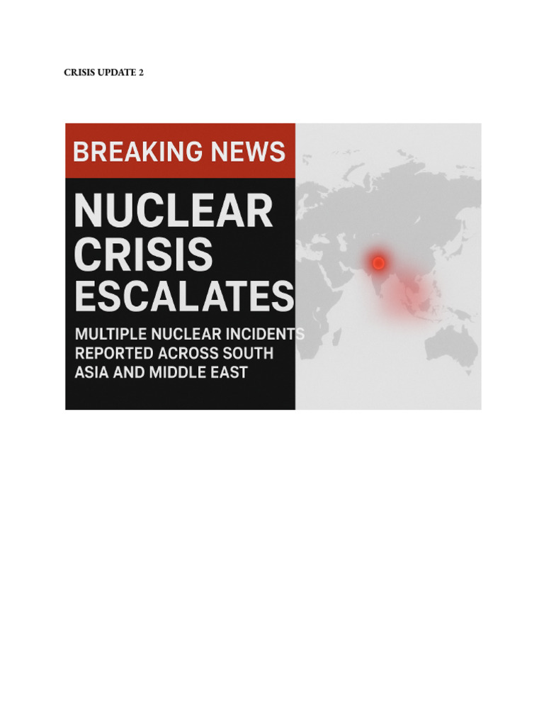Global Crisis: Nuclear Tensions Rise | PDF