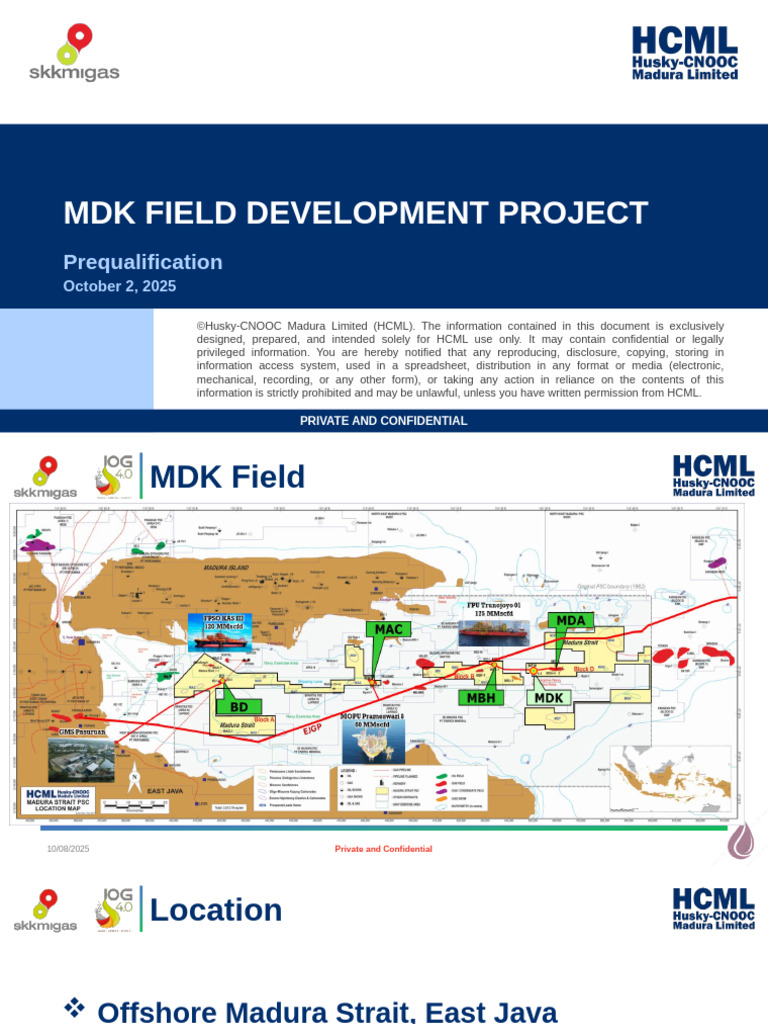 MDK Field Development Project Overview | PDF