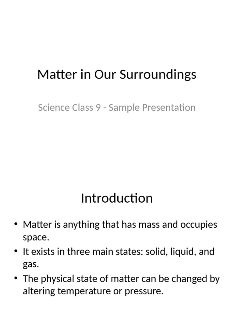 Understanding States of Matter | PDF