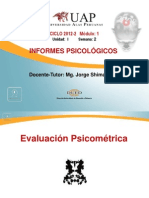 La Evaluación Psicométrica