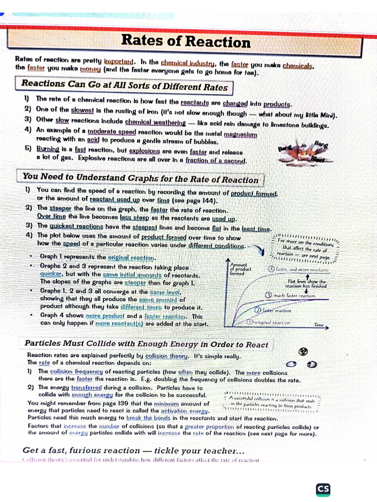 Rate of Reaction | PDF