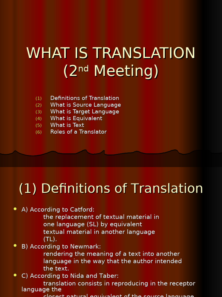 Understanding Translation Basics | PDF | Translations | Language Mechanics