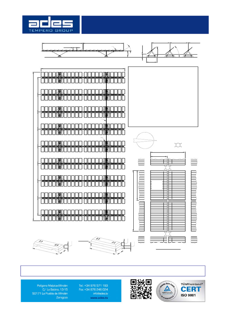 Seguidor Solar Horizontal 1+1 Ejes 60C | PDF