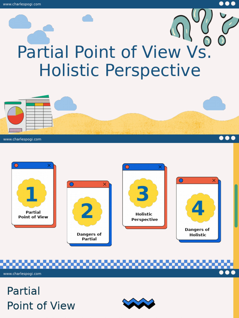 Partial vs. Holistic Perspectives Explained | PDF | Empathy | Holism