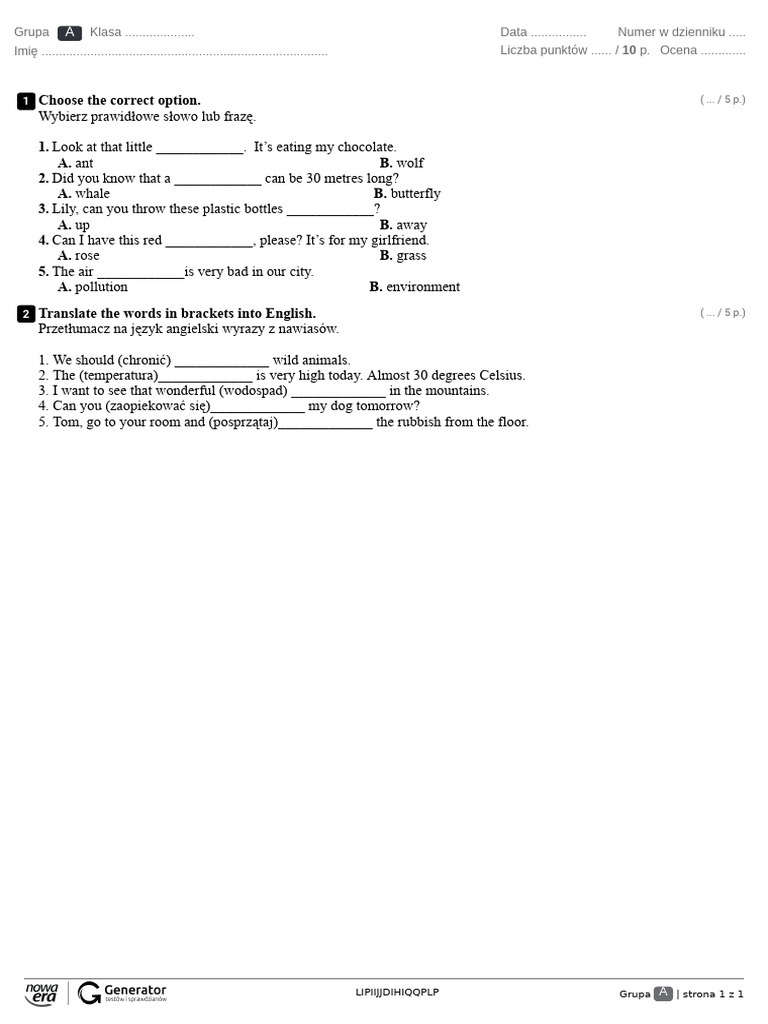 English Vocabulary and Translation Quiz | PDF | Chess Openings | Chess ...