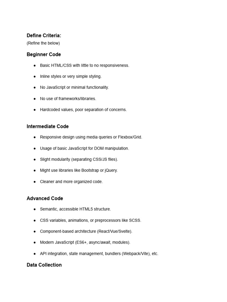 Instructions of Data Collection | PDF | Java Script | Computer Programming
