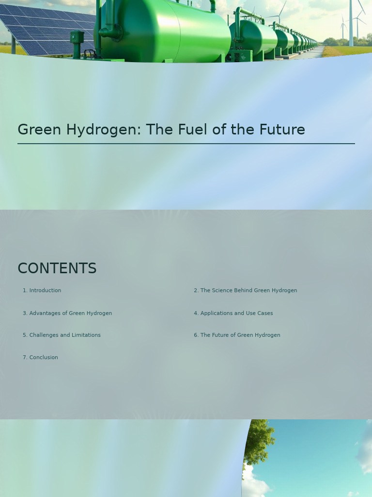 Green Hydrogen - The Fuel of T... | PDF