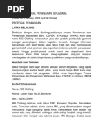 Contoh Proposal Penawaran Kerjasama