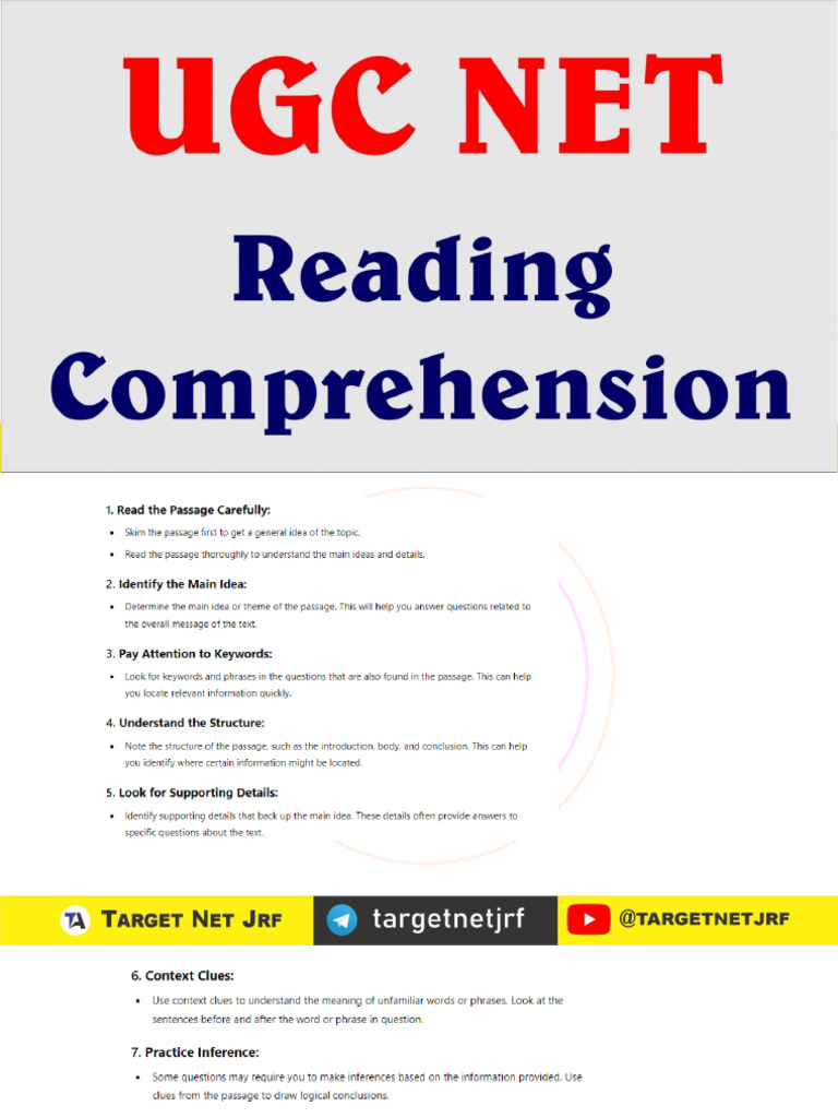 Comprehension Full PDF - 48275275 - 2025 - 01 - 24 - 22 - 09 | PDF
