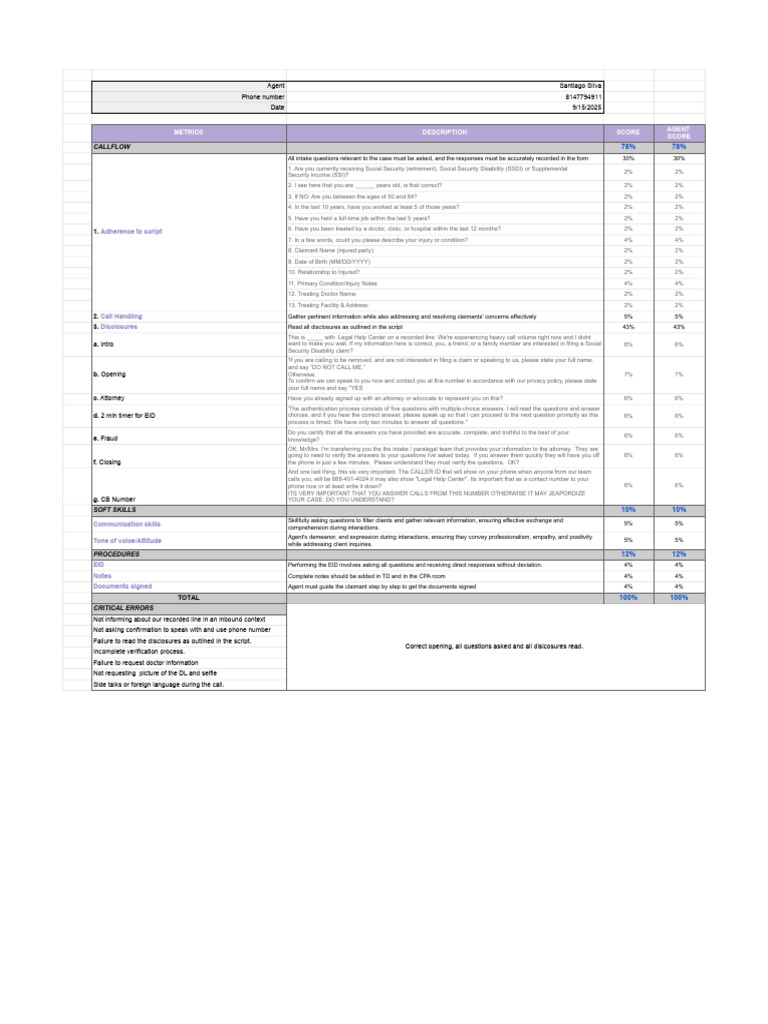 SSDI 09 - 15 - 25 - 8147794911 - SSDI Intake | PDF | Social Security ...