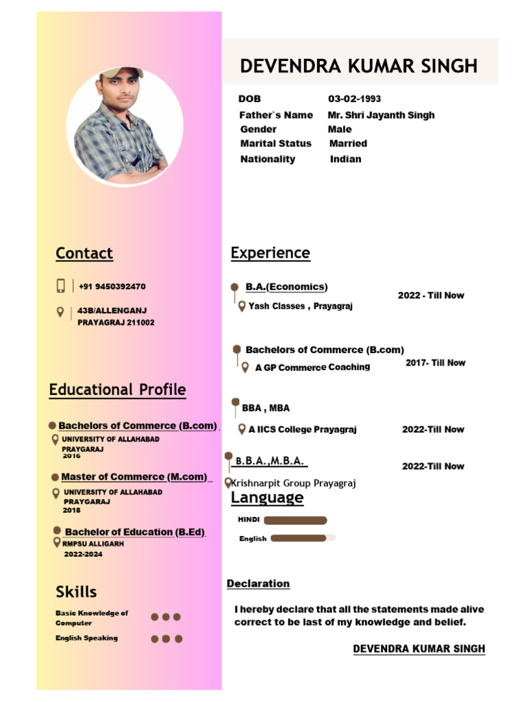 Devendar Resume | PDF