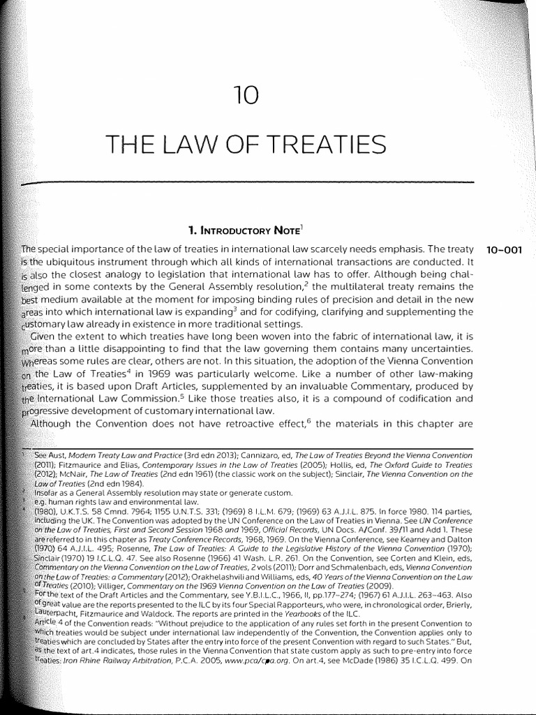 UrGHyT-Harris, The Law of Treaties (2015) | PDF | Treaty ...
