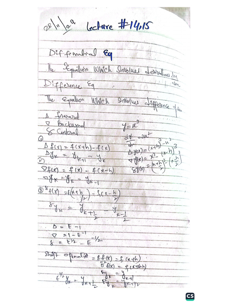 Numerical Analysis Lecture Fall 2024 | PDF
